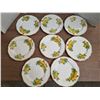 Image 1 : Yellow tea rose royal albert china- Plates 8"