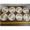 Image 1 : Yellow tea rose royal albert china- 8 saucers- 6"