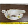 Image 2 : Yellow tea rose royal albert china-  Gravy boat and tray