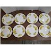 Image 1 : Yellow tea rose royal albert china- 8 dinner plates-10"