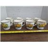 Image 1 : Yellow tea rose royal albert china- 8 coffee cups
