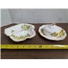 Image 1 : Yellow tea rose royal albert china- Butter dish and candy dish
