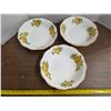Image 1 : Yellow tea rose royal albert china- 3 large bowls- 9.5"