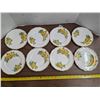 Image 1 : Yellow tea rose royal albert china- 8 plates- 7"