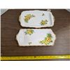 Image 1 : Yellow tea rose royal albert china- 2 trays- 11"
