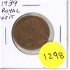 Image 1 : 1939 Royal Visit to Canada bronze medal. Lustrous.