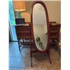Image 1 : Vintage Full Length Mirror, Cherry finish