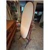 Image 2 : Vintage Full Length Mirror, Cherry finish