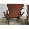 Image 2 : 2 - Theater folding seats (1) is right hand end of tow w/ ornate cast iron mounting brackets attach 
