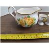 Image 2 : Yellow tea rose royal albert china- 4 egg holders and creamer