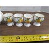Image 3 : Yellow tea rose royal albert china- 4 egg holders and creamer