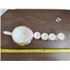 Image 4 : Yellow tea rose royal albert china- 4 egg holders and creamer
