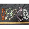 Image 1 : Lot of beaded necklaces