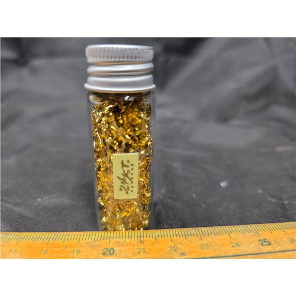 Vile of 24K gold flake