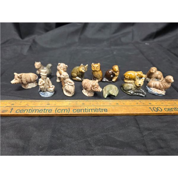 Lot of animal tea ornaments