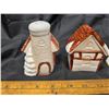 Image 2 : Ceramic salt and pepper with a bell decorations
