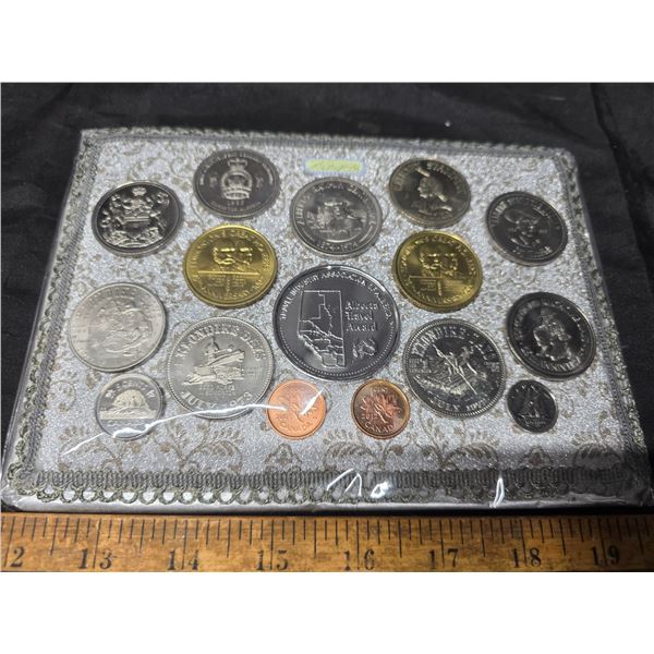 Lot of canadian coins- Alberta