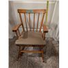 Image 2 : Small Wooden Vintage Rocking Cahir (24"x16")