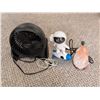 Image 1 : Lot of Misc. House Items (Astronaut Space Lamp/Bluetooth Speaker w/ Cord (Works), Rock Lamp (Works) 