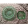 Image 1 : (2)Vintage Uranium Glassware (2) Candy Dishes