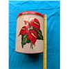 Image 2 : (3) Large To Small Vintage Containers w/ Floral Design (Deco ware)
