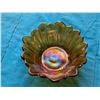 Image 2 : (2) Vintage Flower Design Carnival Glass