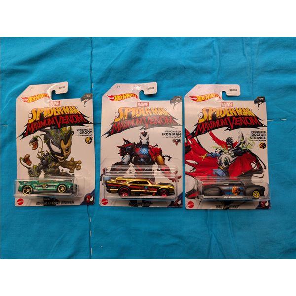 3/5 Spider Man Maximum Venom Hot Wheels Collection 2019 (All Factory Sealed)