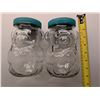 Image 2 : (2) Matching Vintage Kraft Peanut Butter Glass Jars (possibly 1989)