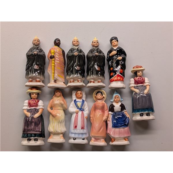 Lot of Vintage fine Porcelain People Figurines