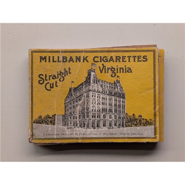 Very Vintage Millbank Straight Cut Cigarettes Original Package (Possibly 1920s-30s)