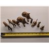 Image 2 : Lot of Vintage Brass Animal Figurines