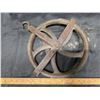 Image 1 : Antique well pulley- 10"