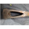 Image 3 : Antique  Hand forged axe head- 7"L  and 4"blade- hudson bay style