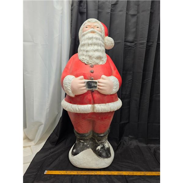 Antique Large Santa decoration comes with light- 40"H