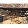 Image 5 : Wrought iron garden/ metal table- 31"W by 29"H