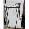 Image 1 : Wrought iron sign stand- 29"W by 72"H