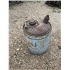 Image 3 : 2 antique metal gas pails