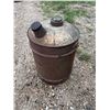 Image 4 : 2 antique metal gas pails