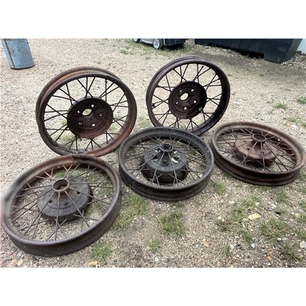 Set of model A rims- total of 5