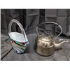 Image 1 : Old Sun wealth Kettle W/ Blown Glassware w/ Handle