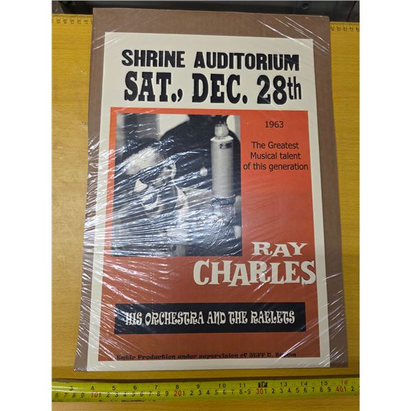 Concert poster- Ray charles