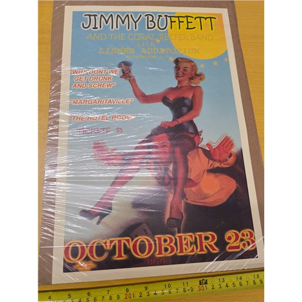 Concert poster- Jimmy buffet