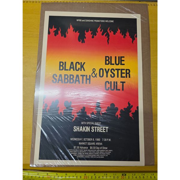 Concert poster- Black sabbath