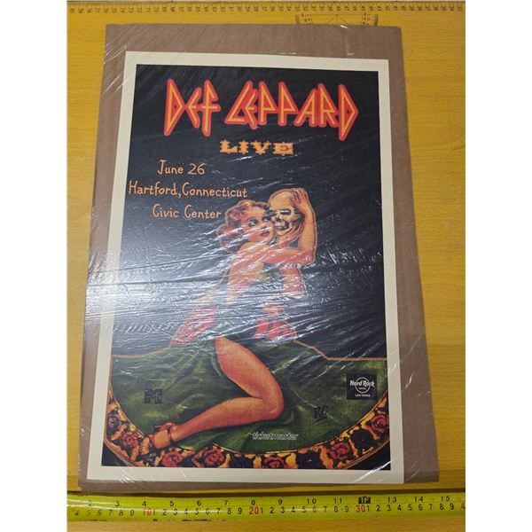 Concert poster- Def leppard