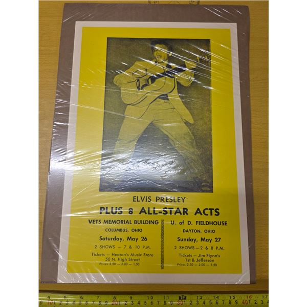 Concert poster- Elvis presley