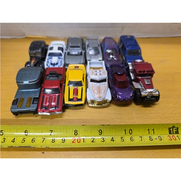 12 vintage hotwheels
