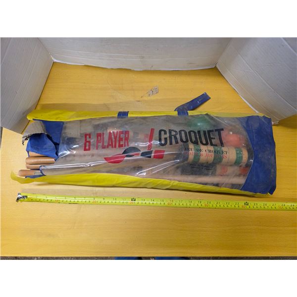 6 player croquet set