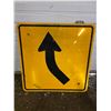 Image 1 : Curve ahead highway sign-30" by 30"