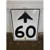 Image 1 : 60 ahead highway sign-30" by 30"