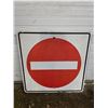 Image 1 : Do not enter highway sign- 30' by 30"